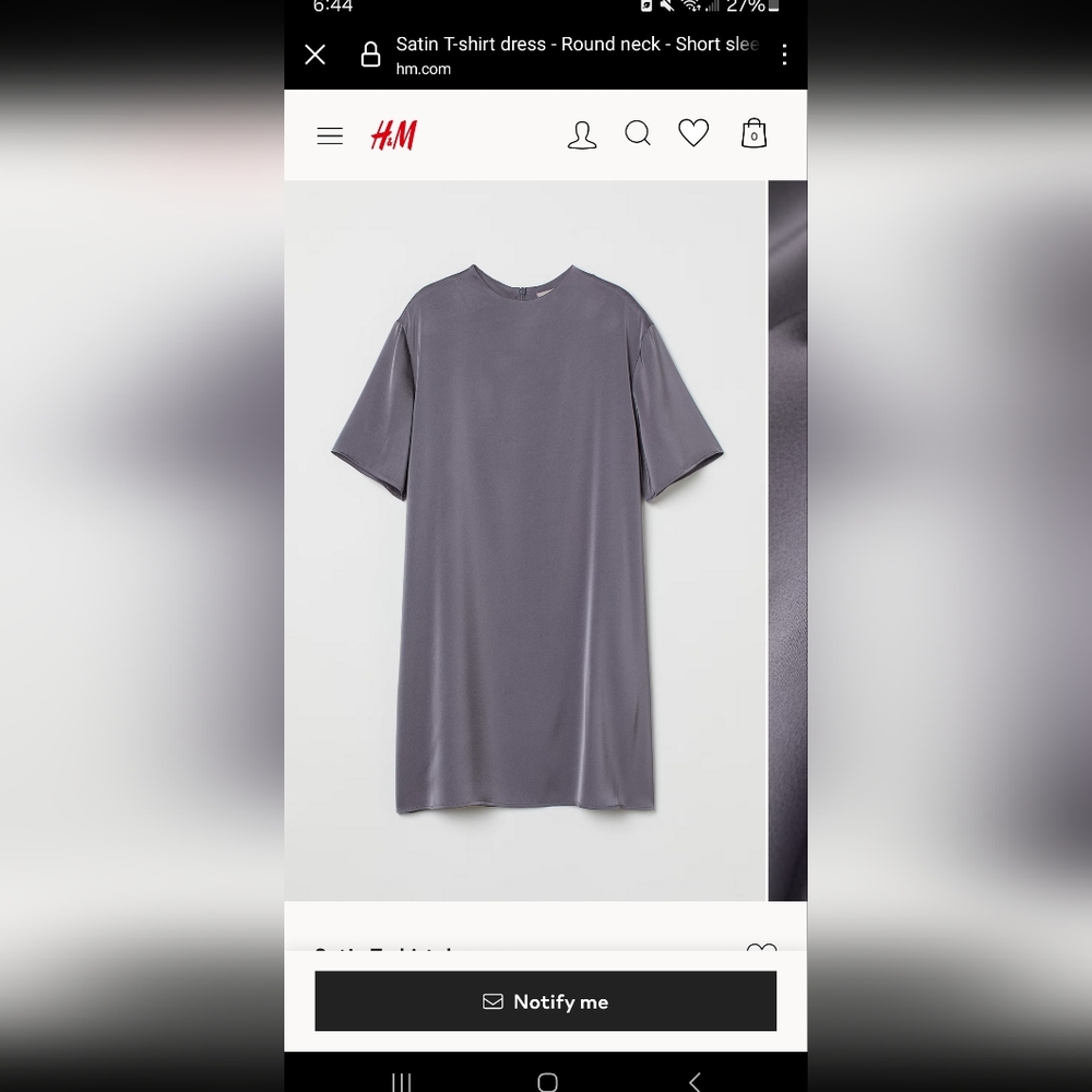 Satin Dress shirt S
